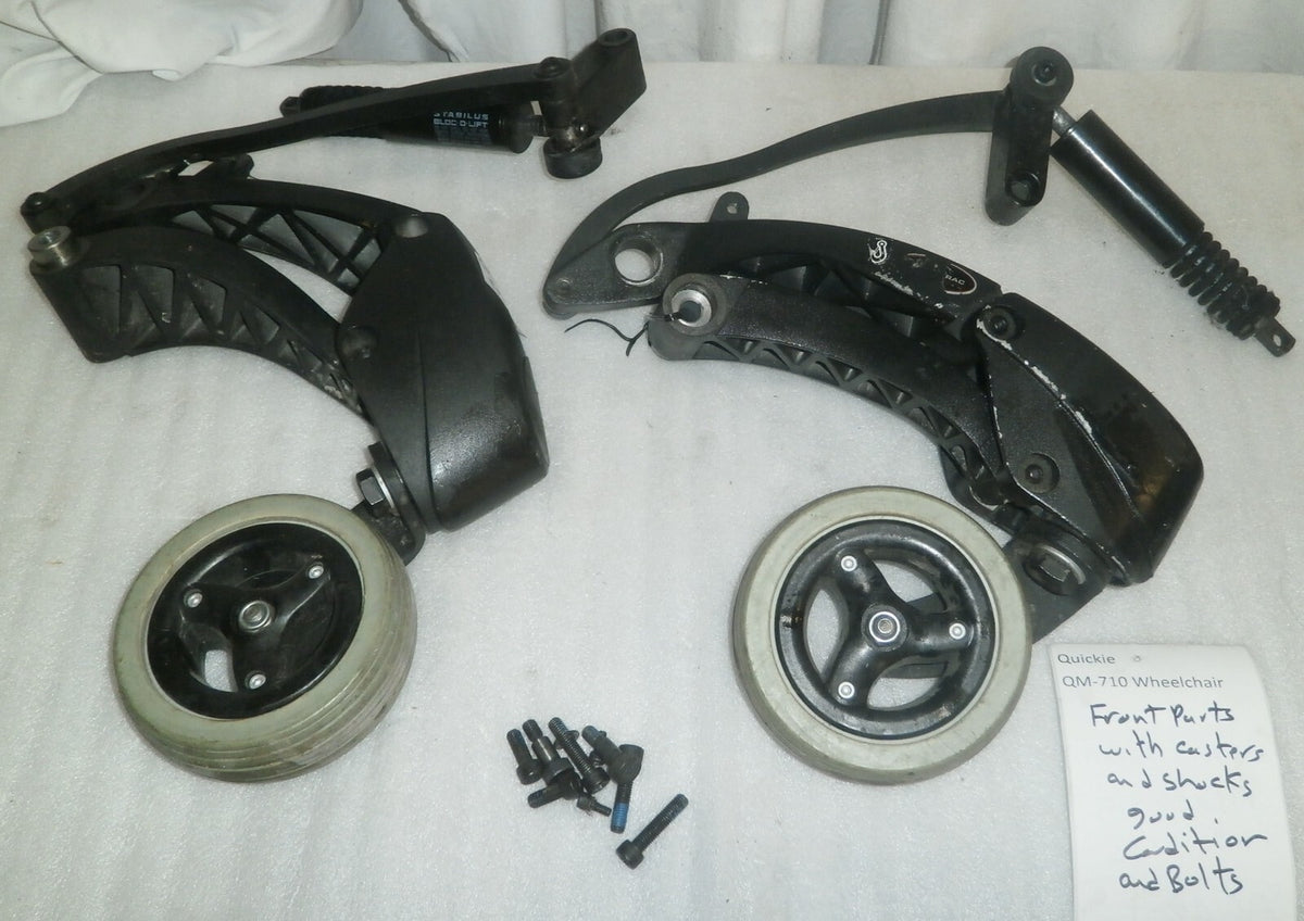 FRONT PARTS WITH BOLTS, CASTERS AND SHOCKS VERY GOOD CONDITION