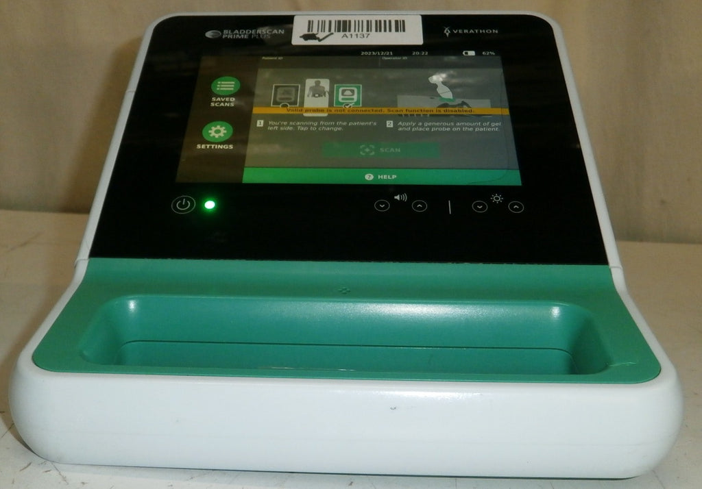 Verathon BladderScan Prime Scanner 0570-0346 w/ Printer, Battery Charger & Probe