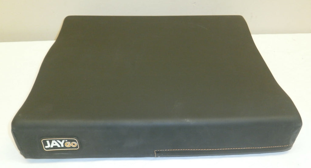 Jay Go Wheelchair Seat Cushion JGO1618 Size 16x18" W/Cover Good Condition