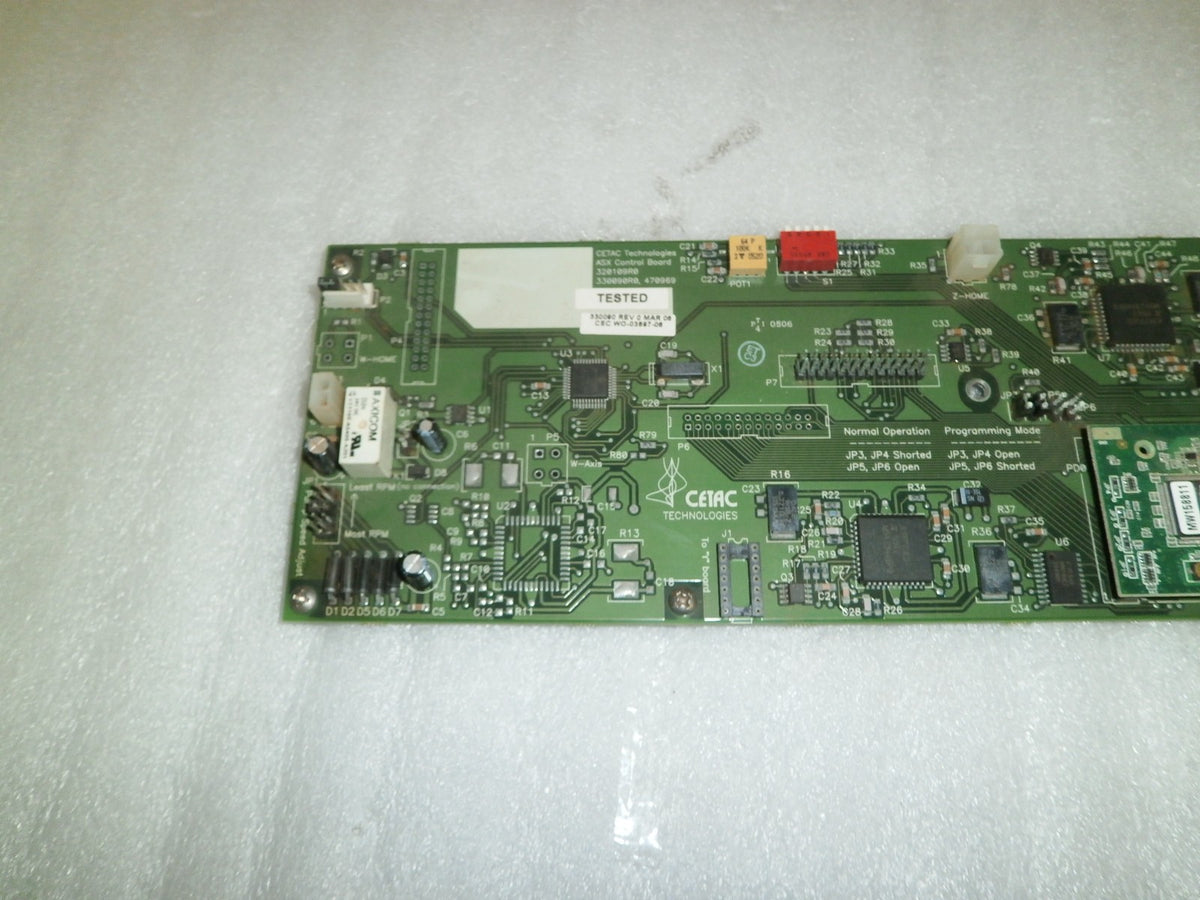 CETAC TECHNOLOGY ASX Control Board 320109R0/ 330090R0, 470969 GOOD CONDITION