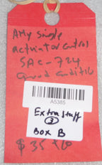 AMY SYSTEMS SINGLE ACTUATOR CONTROL SAC-724 WITH CABLES AS PICTURES