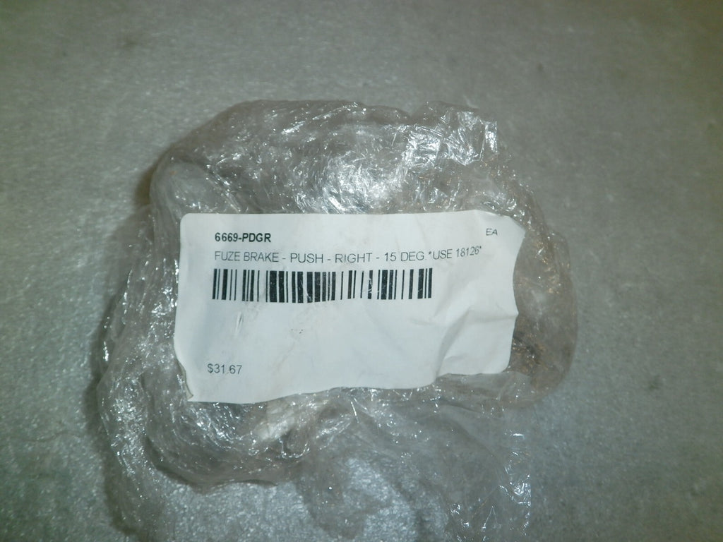 Set of 2 Wheelchair 6669-PDGR Fuze Brakes Push 15 DEG USE 18126 RIGHT