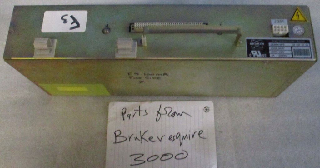 BRUKER GEMINI MPS 20558.00167 (08-030-34-8 )POWER SUPPLY USED AS PICTURES