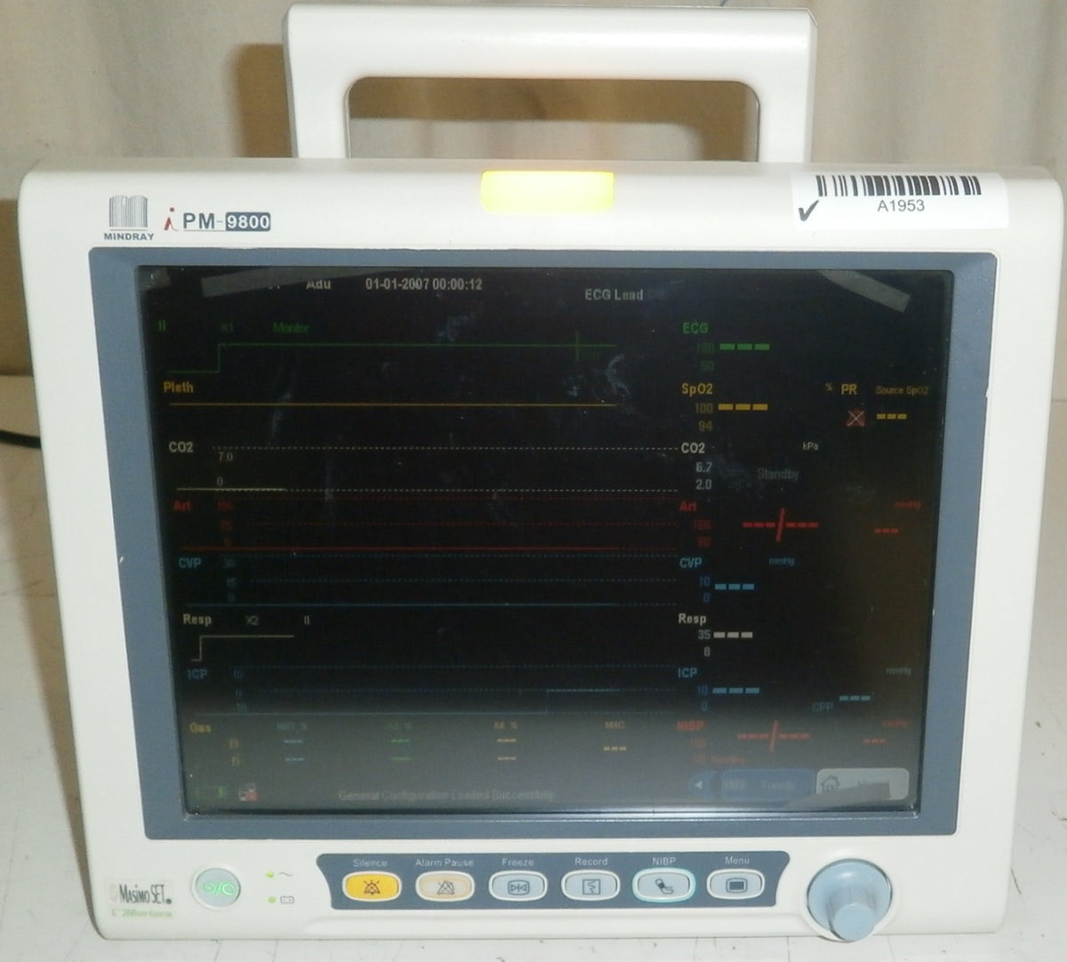 Mindray iPM-9800 Patient Monitor
