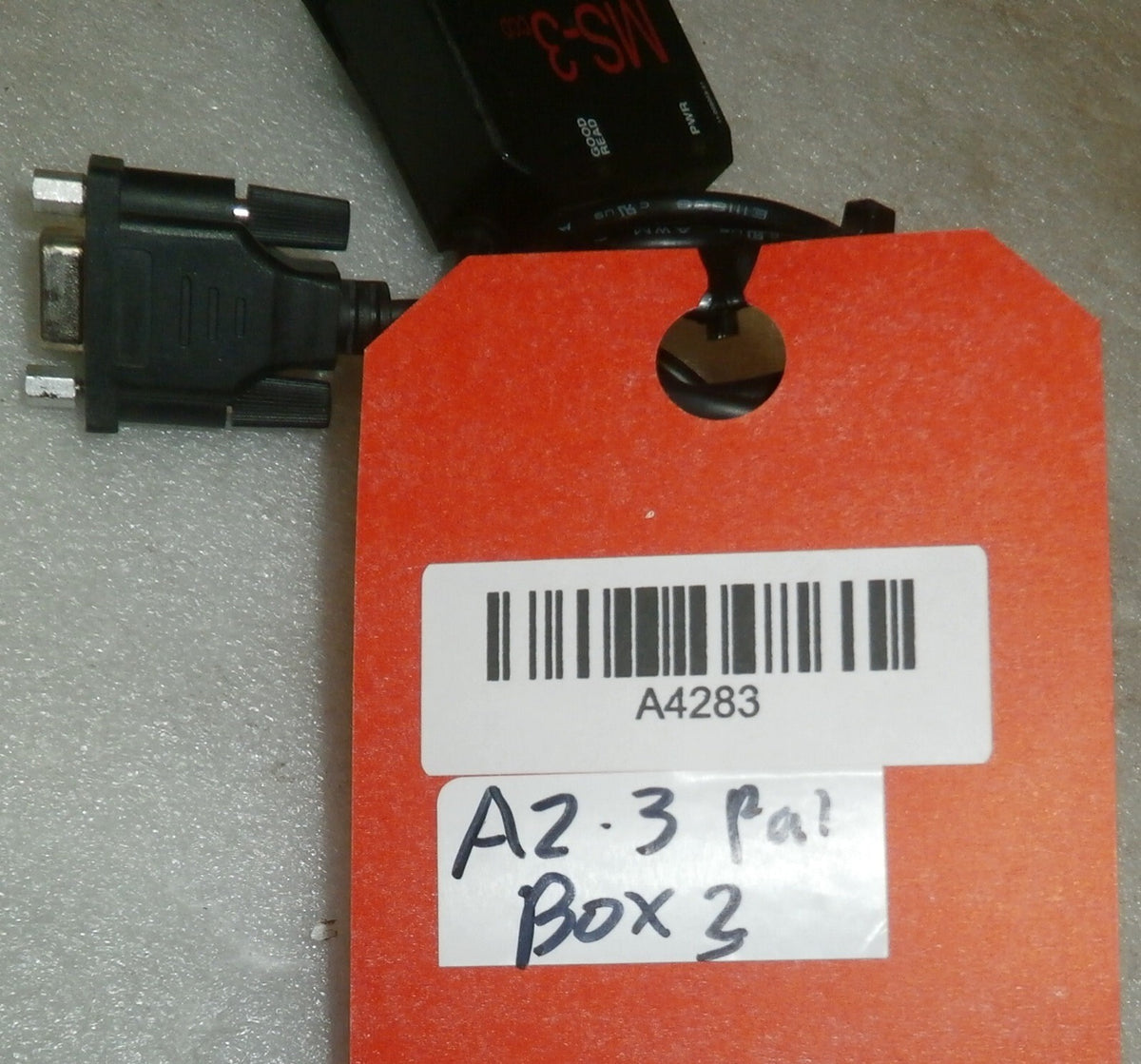 MICROSCAN MS-3 Laser Barcode Scanner Good Function as pictures