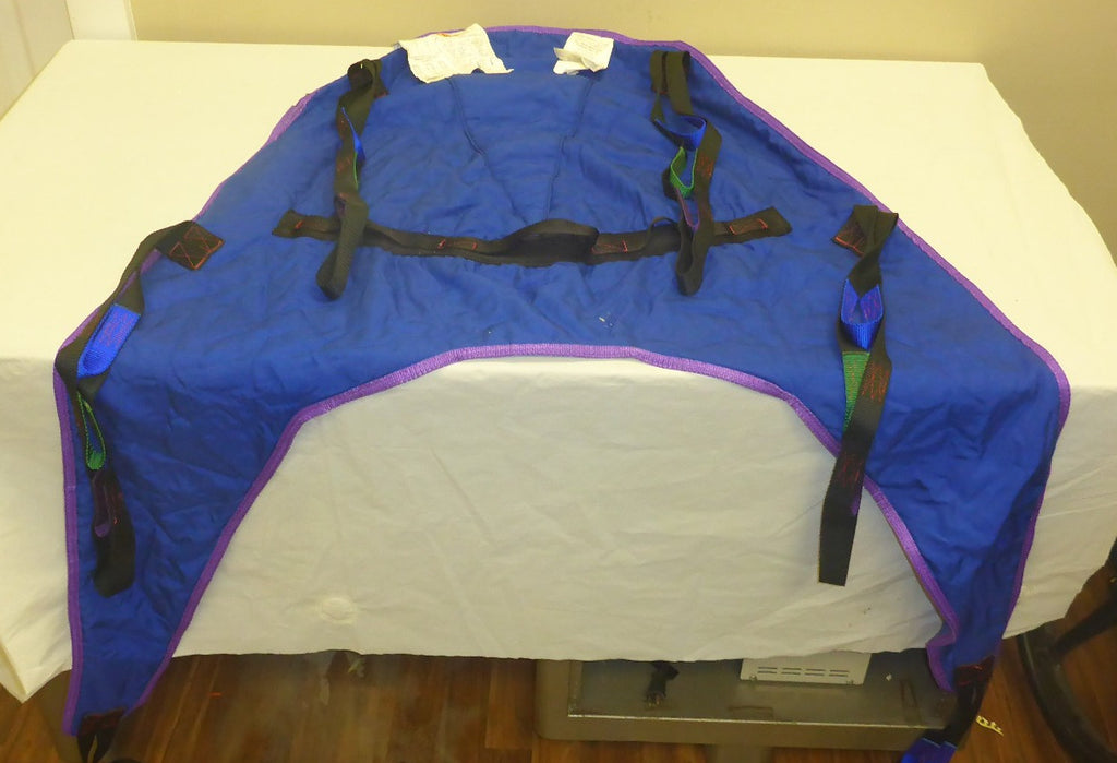 INVACARE MEDIUM R100 BLUE DEVIDED LEGS SLING VERY GOOD CONDITION
