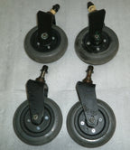 QUICKIE XPERIENCE WHEELCHAIR FRONT AND BACK FORKS AND 5 INCH CASTERS GOOD