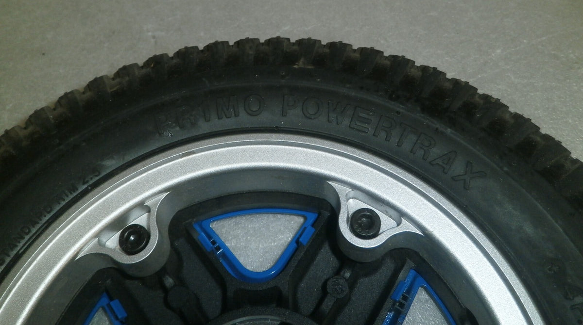 SET OF 2 INVACARE TDX-SP2 PRIMO POWERTRAXX 3.00-8 WHEELS GOOD CONDITION