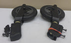 INVACARE MYON WHEELCHAIR FORKS AND CASTERS AND BOLTS AS PHOTO
