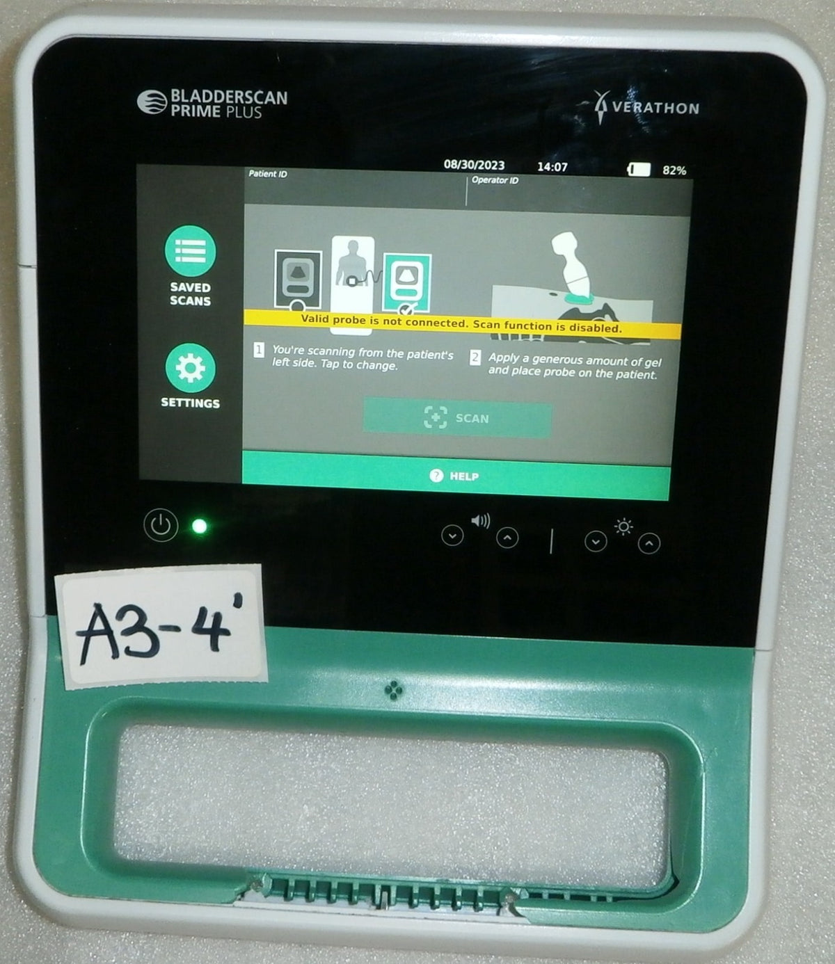 Verathon BladderScan Prime Plus Scanner 0570-0346