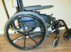 20 INCH INVACARE ATO MYON FOLDING WHEELCHAIR P/N 1193301 GOOD CONDITION