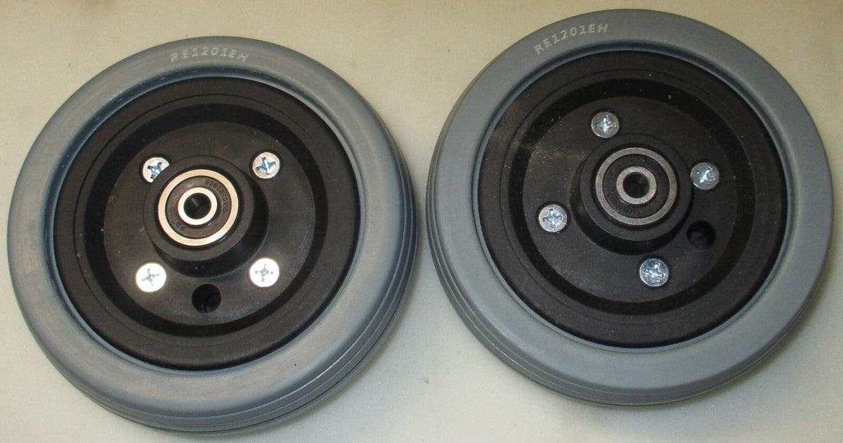 Pride Mobility Part Number:WHLASMB1745 Description: WHEEL,ASSY,CASTER,FLAT FREE,