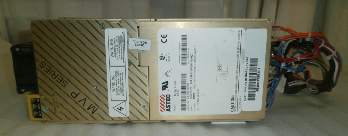ASTEC POWER SUPPLY MODEL MP6-3L-0M (630) Astec PN 73-560-6030