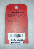 Set of 2 Invacare Back Wheels for TDX-SPII Wheelchair with Springs and Frames