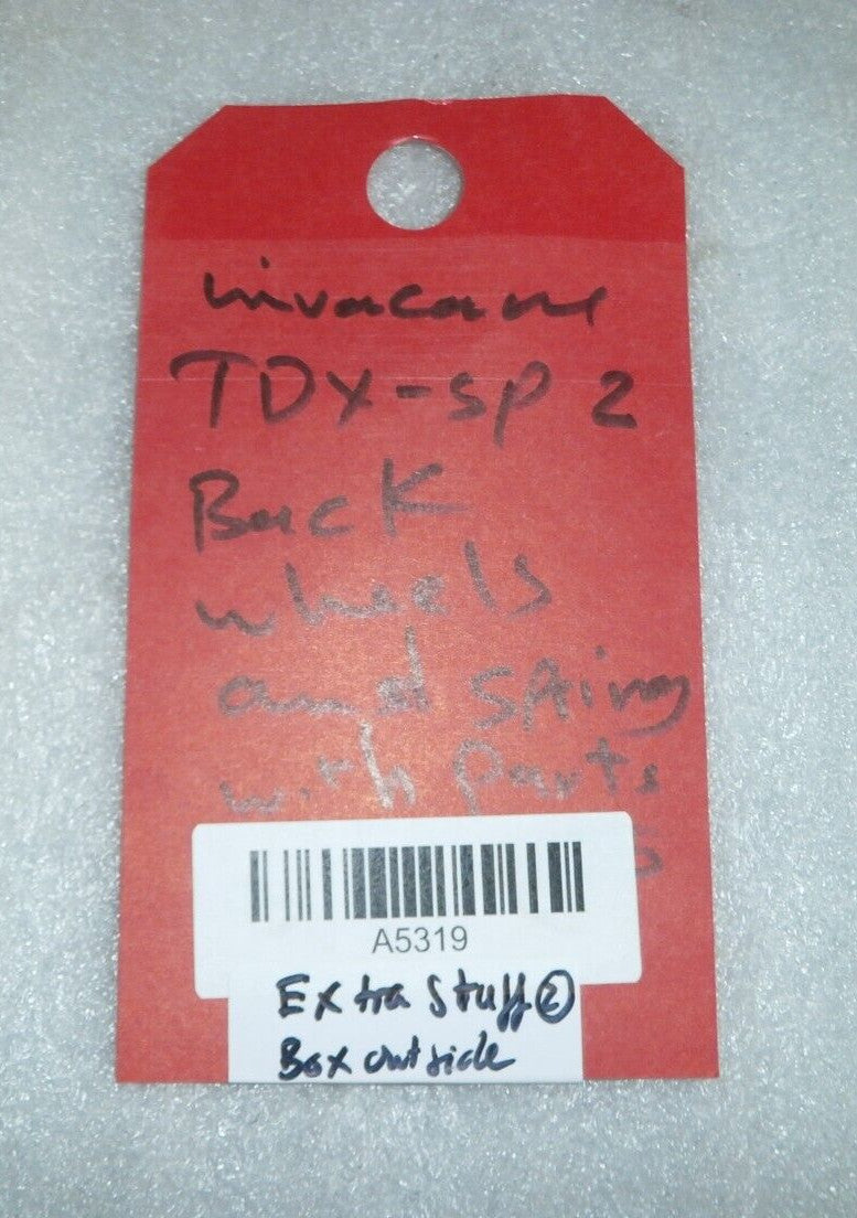 Set of 2 Invacare Back Wheels for TDX-SPII Wheelchair with Springs and Frames