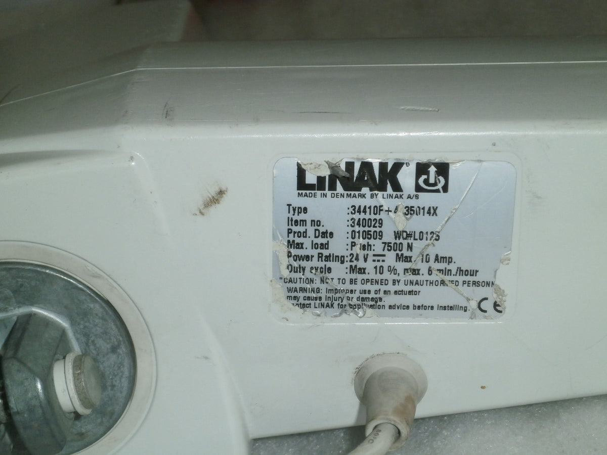 Ergo Lift Linak 340029 Push Pull Actuator Medical 34410-35015X for BHM ERLI-2110