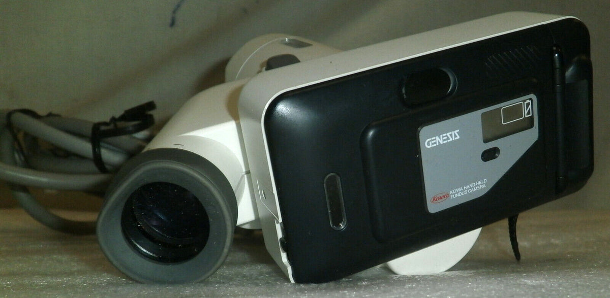 KOWA GENESIS HAND-HELD FIBER OPTIC FUNDUS CAMERA with CARRY CASE AND ACCESSORIES
