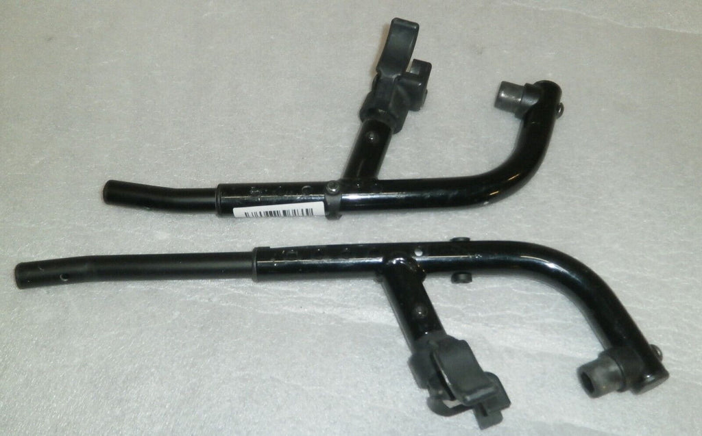 SET OF 2 WHEELCHAIR FOOT REST FRAMES DIMENSION AS PHOTO