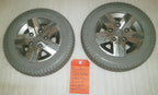 SET OF 2 QUANTUM Q6 EDGE WHEELS PRIMO POWERTRAX 3.00-8 VERY GOOD CONDITION