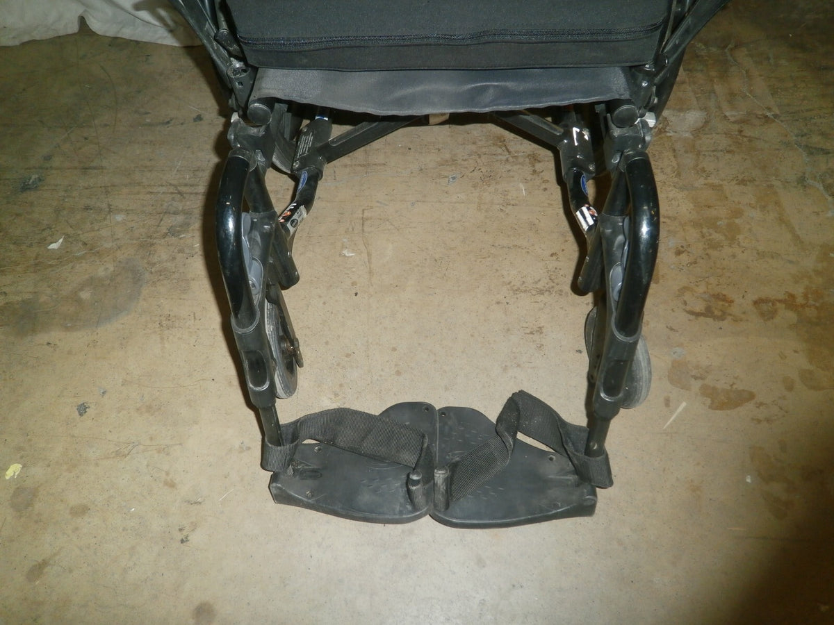 INVACARE MYON FOLDING WHEELCHAIR 15 INCH SEAT WIDTH GOOD CONDITION