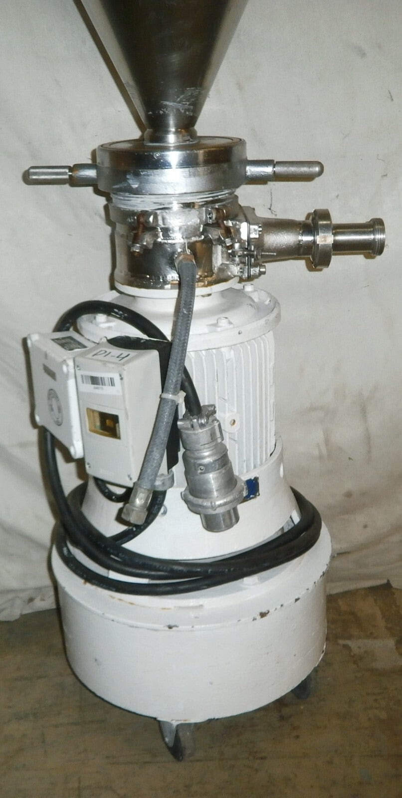 575 VAC FRYMA COLLOID MILL MZ110R D132SRS 6 TYPE WITH 18 INCH HOPPER