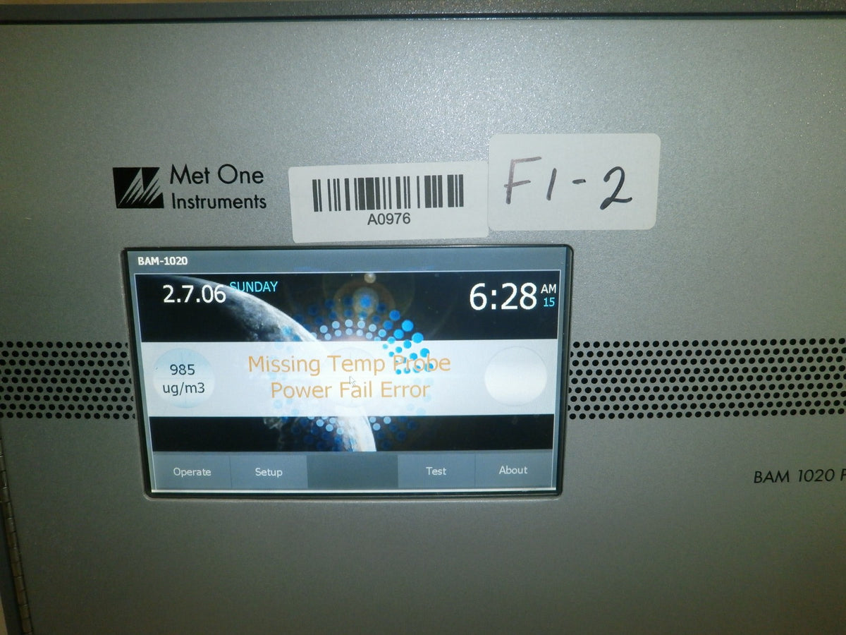 Met One BAM 1020 Touch Screen Continuous Particulate Monitor