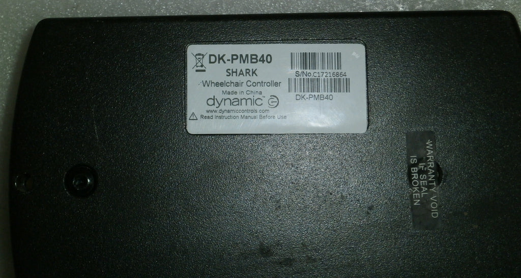 SHARK WHEELCHAIR CONTROLLER DK-PMB40 AND PG D50288.04 JOYSTICK