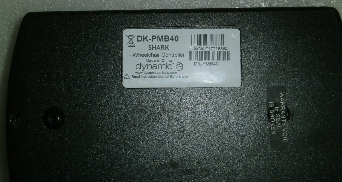 SHARK WHEELCHAIR CONTROLLER DK-PMB40 AND PG D50288.04 JOYSTICK