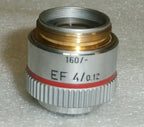 Microscope lens Leitz Wetzlar Germany 519759 / 160/- EF 4/0.12