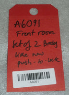 Set of 2 FRMASMB16958 Wheelchair Push to Lock Assembly Right (MTS: 33233M33)