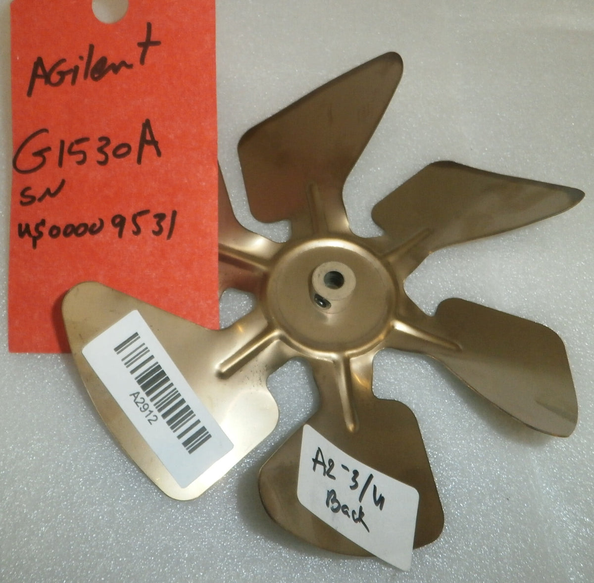 MOTOR TYPE E33431-LR36770 WITH FAN FROM AGILENT G1530A USED GOOD CONDITION