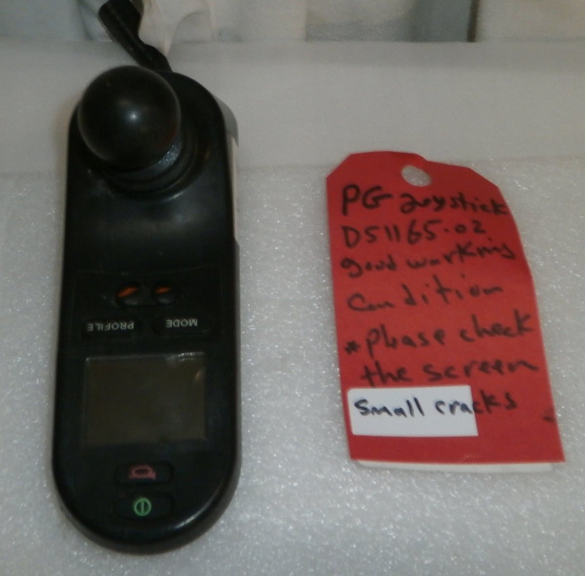 P&G WHEELCHAIR JOYSTICK D51165.02 GOOD CONDITION PLEASE CHECK THE SCREEN