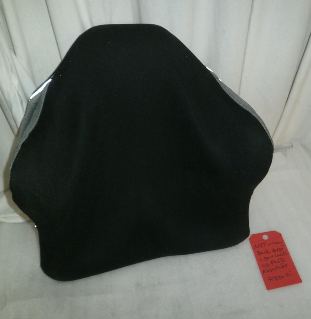 NXT Back Cushion 20"W x 22"H Adjustable fit 20-21" Good Condition with Support