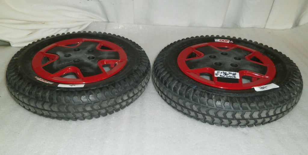 LOT OF 2 3.00-8 Primo POWER TRAX WHEELS SOLID INVACARE TDX-SPII 2021 WHEELCHAIR