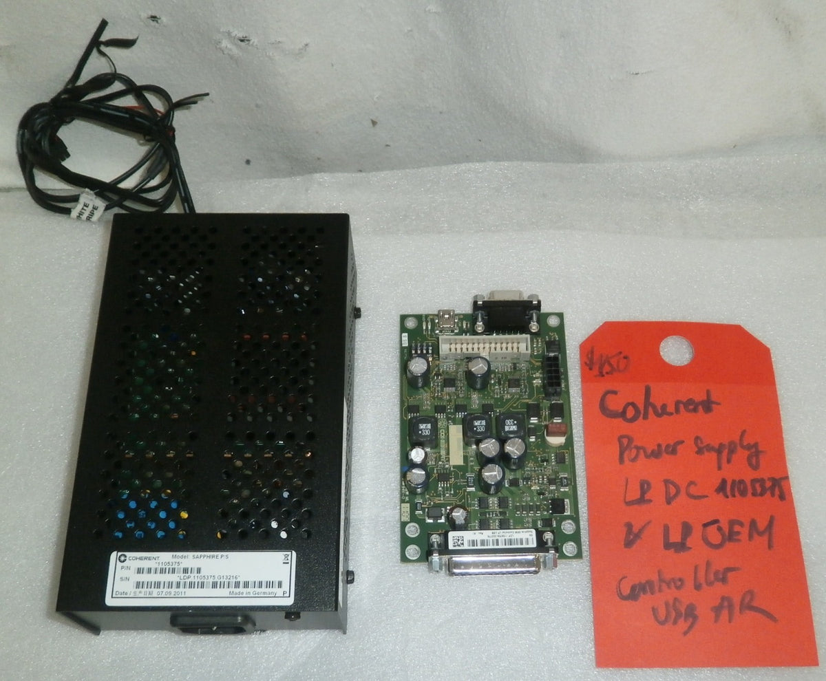 A7154 COHERENT POWER SUPPLY LPDC 1105375 RAJ MADE IN GERMANY WITH BOARD AS PHOTO