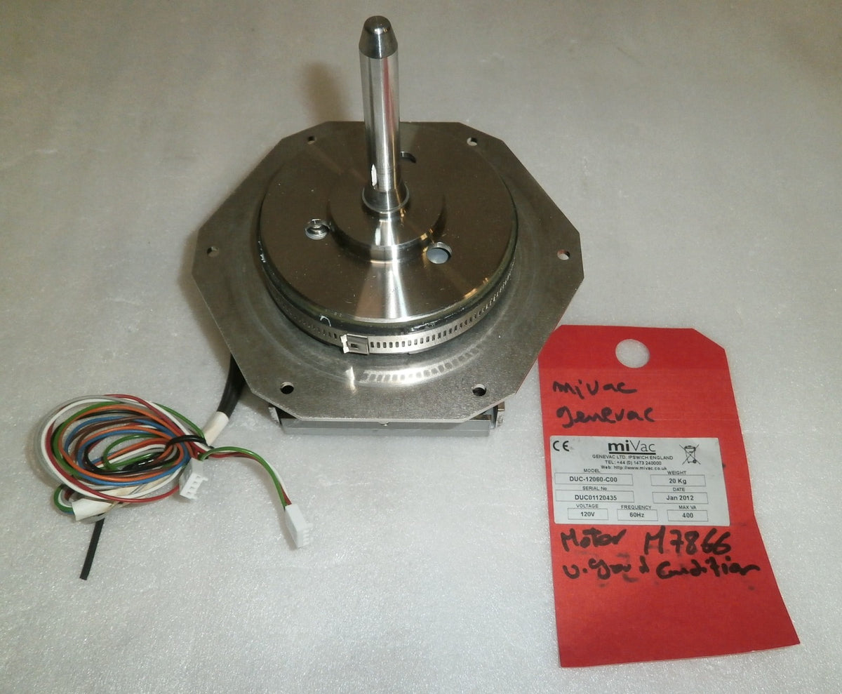 MIVAC GENE VAC DUC-12060-C00 MOTOR M7866 VERY GOOD CONDITION