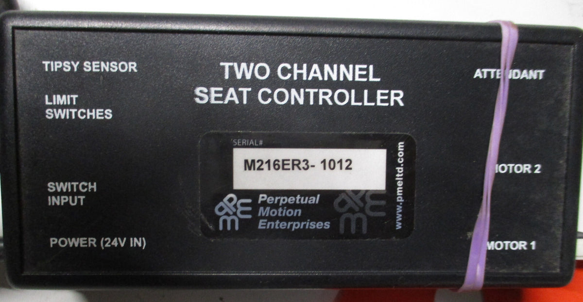 M-SERIES TWO CHANNEL SEAT CONTROLLER M216ER3-1012 FROM TDX-SP WITH CABLES AS PIC