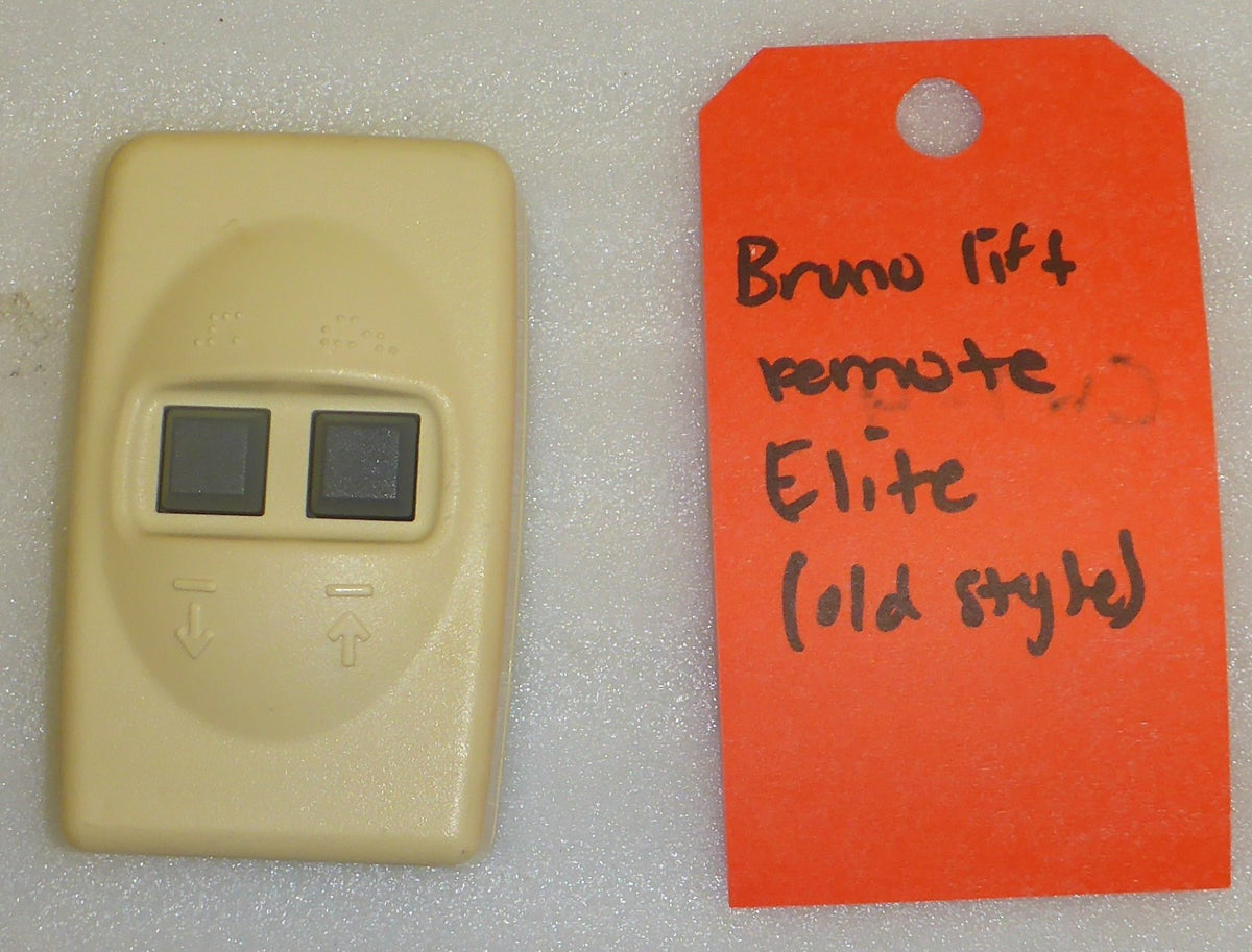 BRUNO ELITE OLD STYLE REMOTE CONTROL USED GOOD CONDITION
