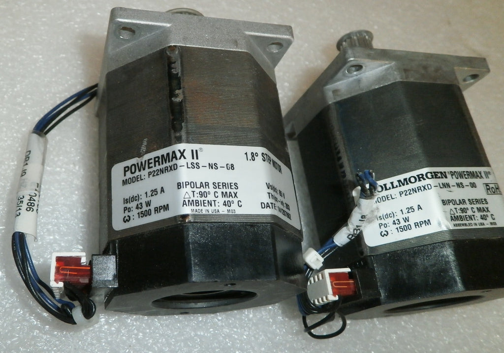 POWERMAX II MOTORS AS ONE LOT P22NRXD-LSS-NS-08 AND P22NRXD-LS-NS-00 GOO