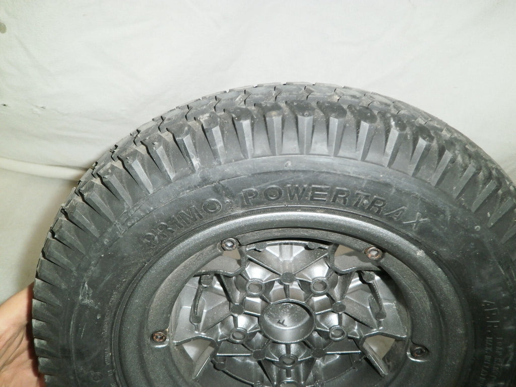 SET OF 2 POWER QUANTUM EDGE 2.0 WHEELCHAIR PRIMO POWERTRAX 3.00-8 VERY GOOD
