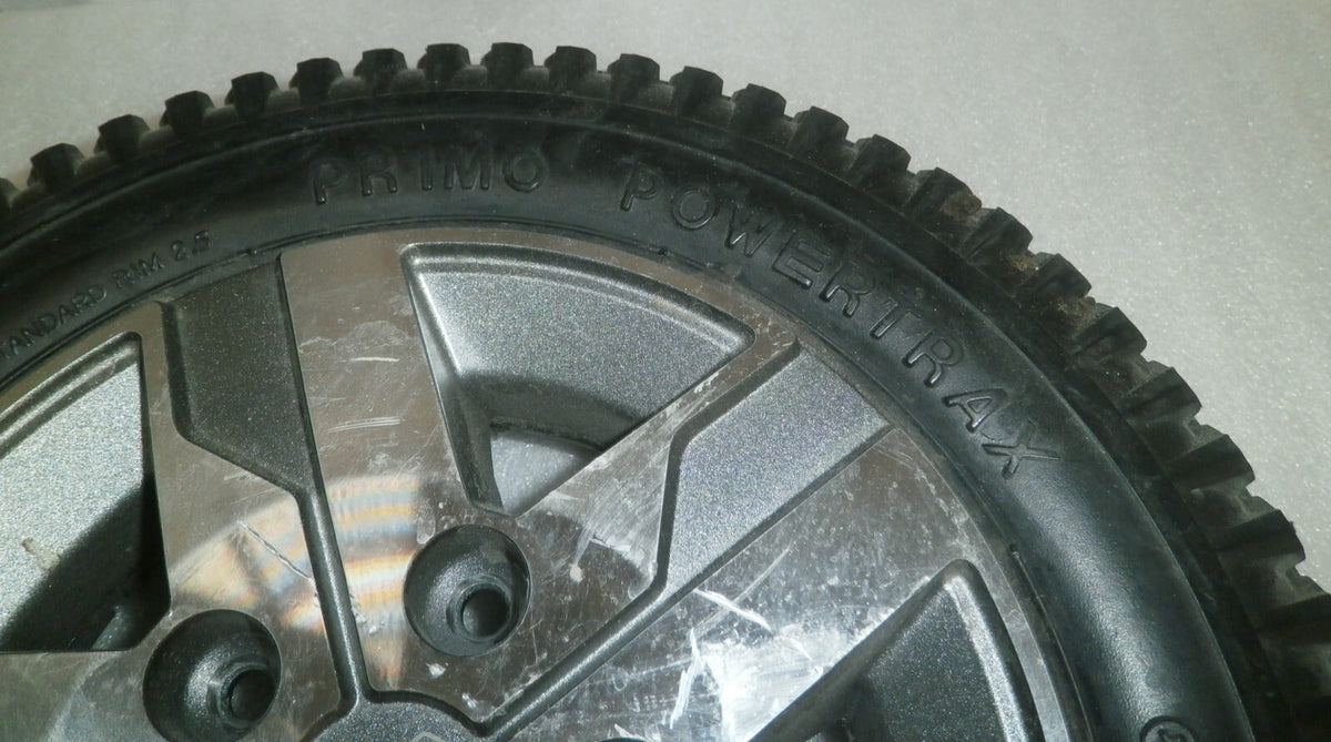 LOT OF 2 QUANTUM EDGE 2.0 POWERTRAX WHEELS 3.00-8 SOLID VERY GOOD CONDITION