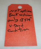NXT OPTIMA WHEEL CHAIR BACK CUSHION ONLY 18 X 19 " VERY GOOD CONDITION