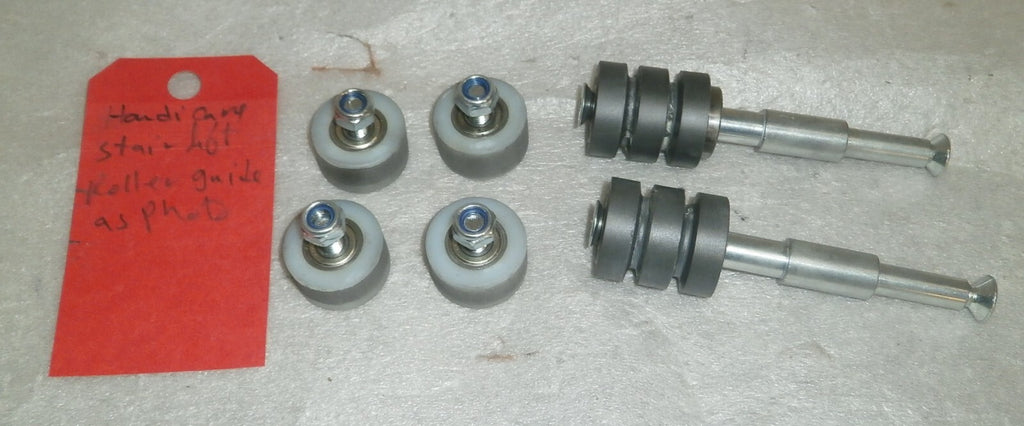 Set of Handicare Stair Lift Roller Guide As Photo