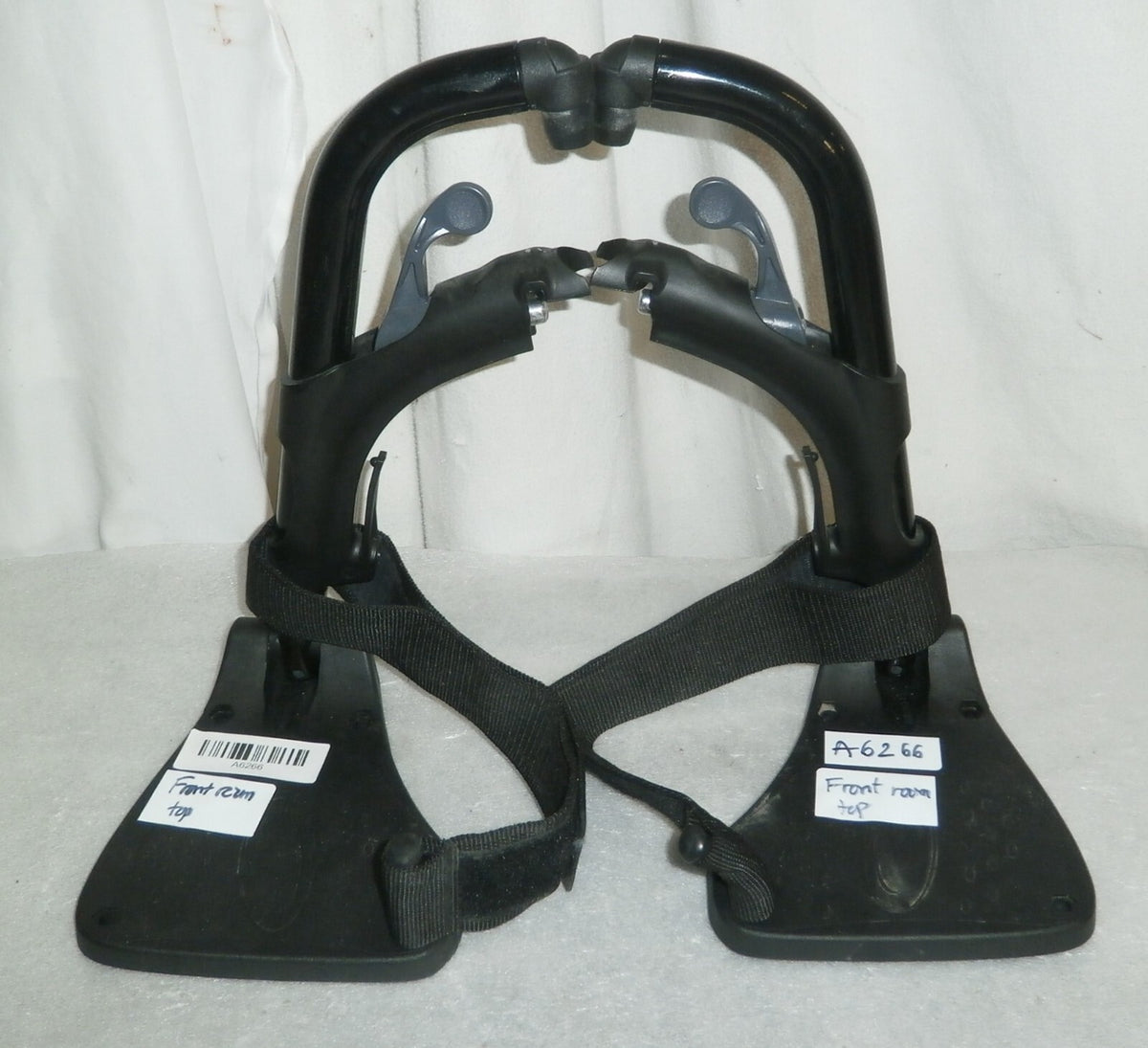 SET OF 2 WHEELCHAIR FOOT RESTS WITH MOUNT PLATES for Invacare Myon