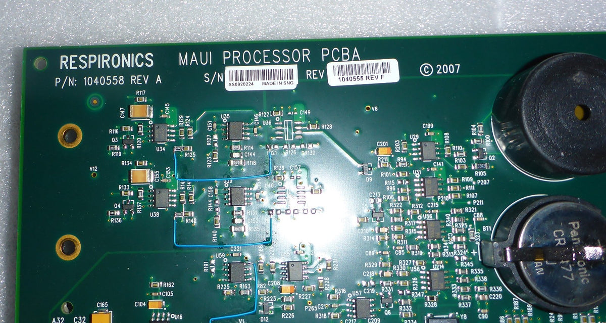 PHILIPS V60 VENTILATOR MAUI PROSSEOR PCBA 1040558 BOARD GOOD CONDITION