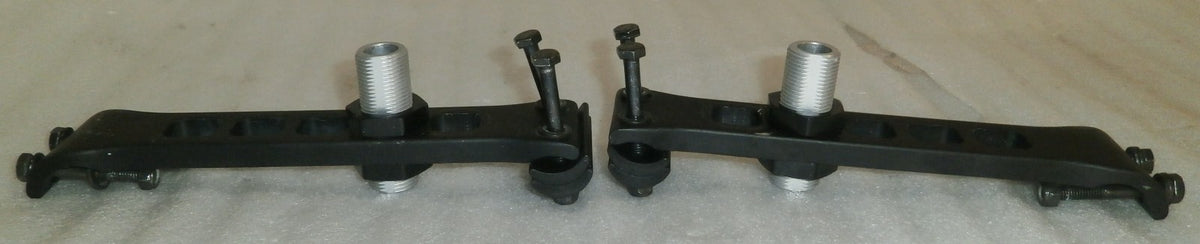 Lot of 2 Quickie QX Wheelchair Rear Wheel ADJ UST H. Plates w/ Bolts Very Good