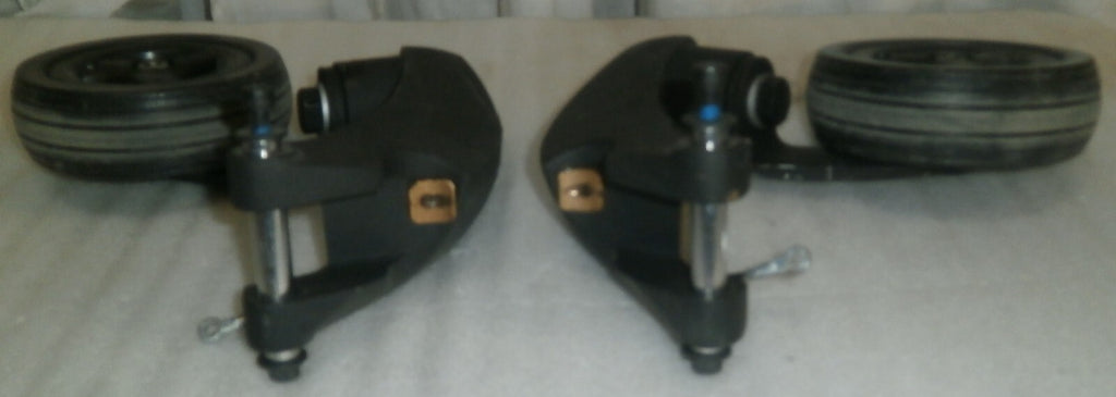 Set of 2 Parts Back Caster Frames as Photo Good Condition