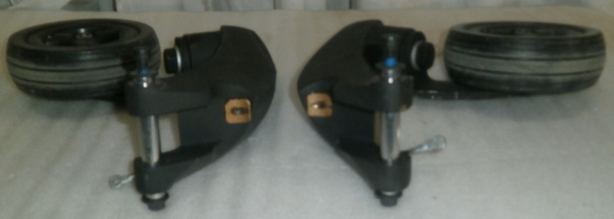 Set of 2 Parts Back Caster Frames as Photo Good Condition