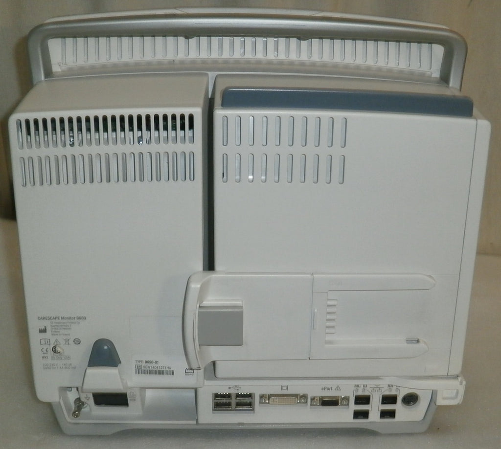 GE Healthcare CARESCAPE B650 Monitor 6ICU 6NIC