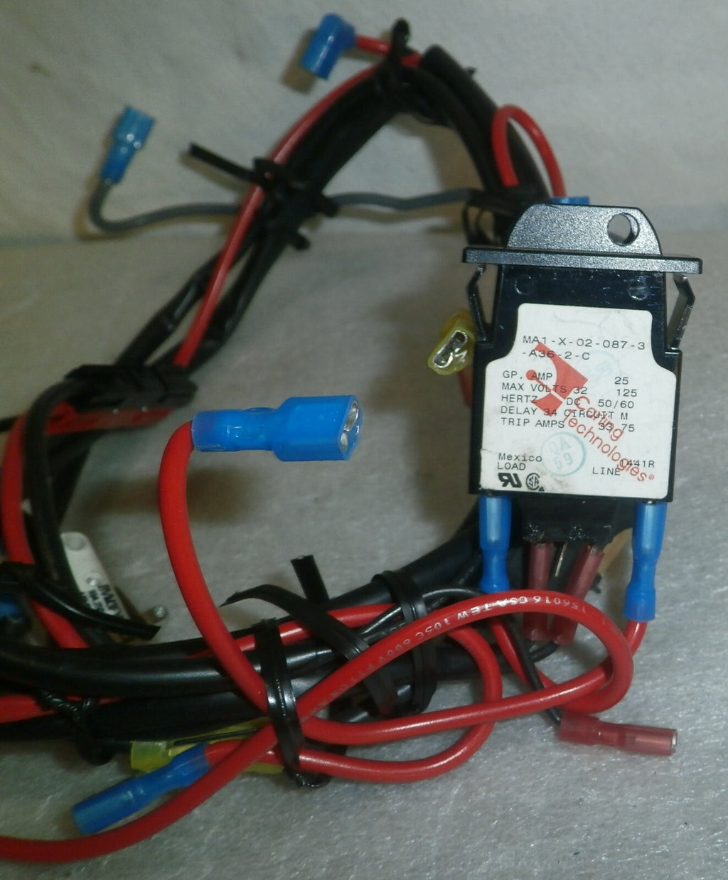 BRUNO SRE-3000/ SRE3050 MAIN SWITCH CABLES W/ POWER SWITCH KEYS & PUSH BUTTON